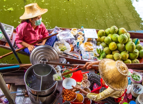 ダムヌンサドゥアック水上マーケット